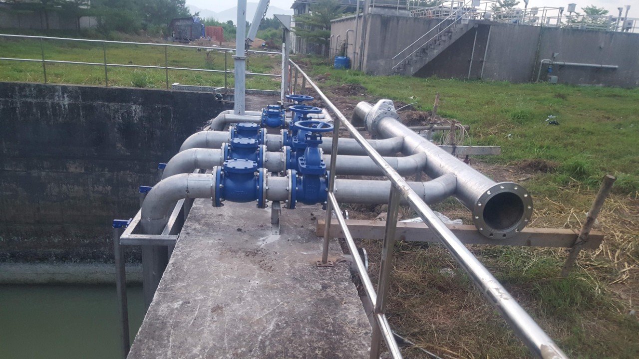 Công trình xử lý nước thải ở Bình Phước của chúng tôi